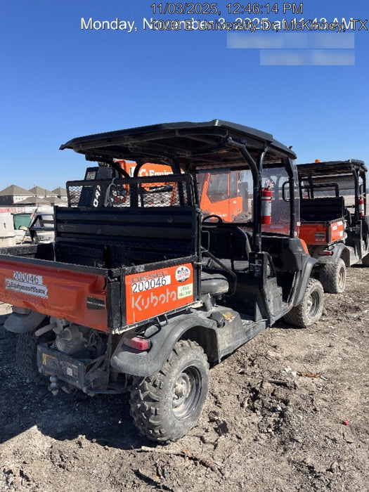 2022 Kubota RTV-X1140W-H Plastic Canopy, Windshield Acrylic Clear, LED Strobe Light, Wire Harness Kit, Back up Alarm