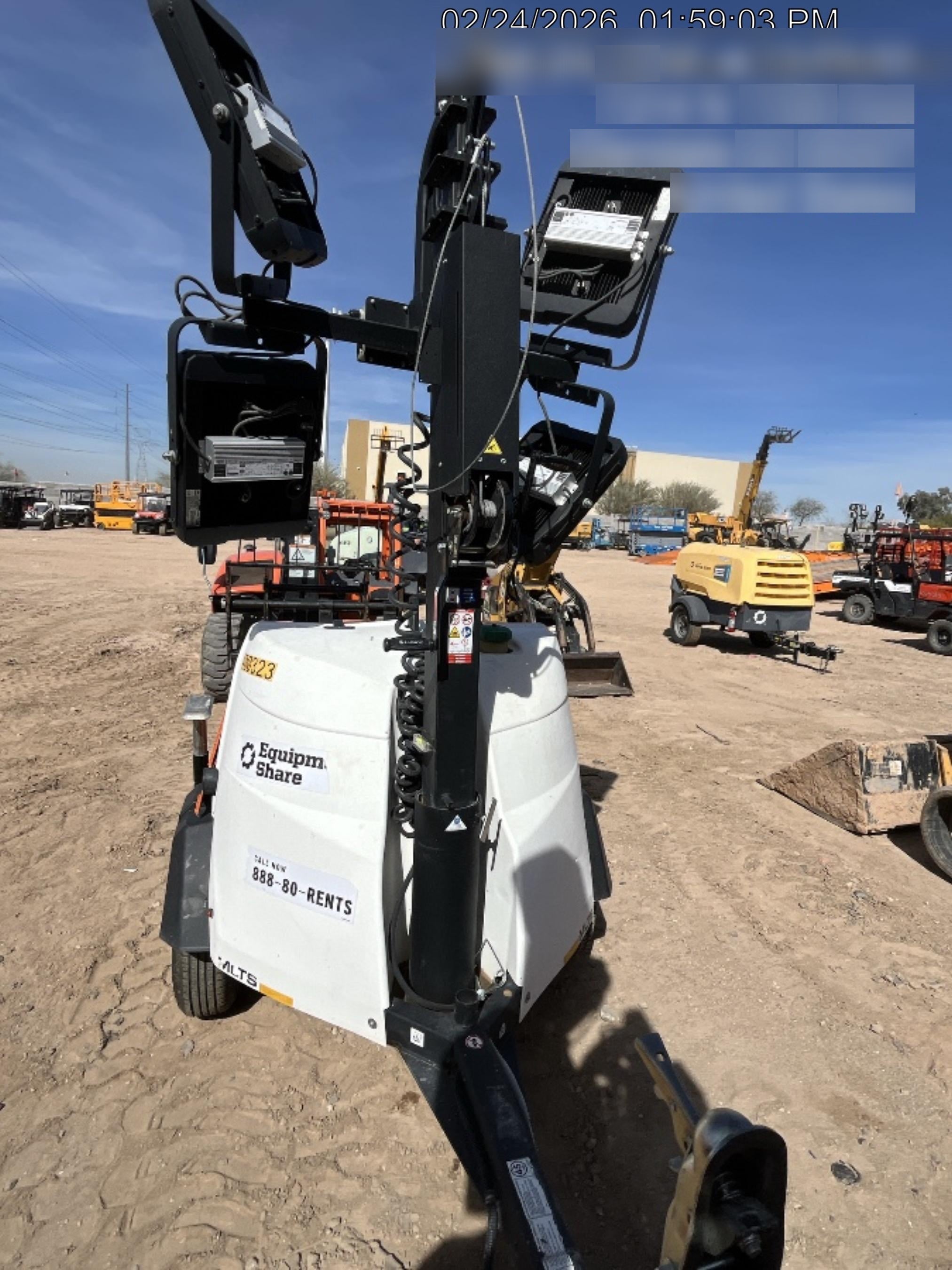 2024 Generac MLT2 Diesel, Flex Switch 120V Input, Powerzone Controller, 
(4) 320W LED Lights, 4kW Generator, 39.9 Gal Fuel Tank, 2" Ball, T3