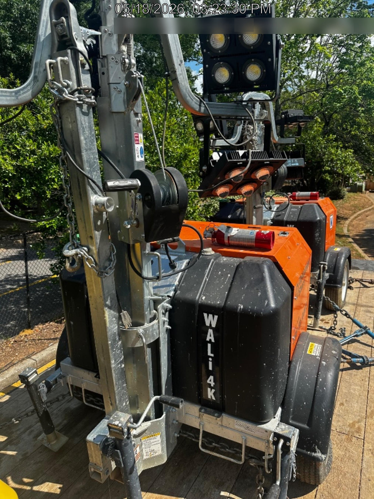 2023 Generac MLT2 Diesel, Flex Switch 120V Input, Powerzone Controller, (4) 320W LED Lights, 4kW Generator, 39.9 Gal Fuel Tank, 2" Ball, T3