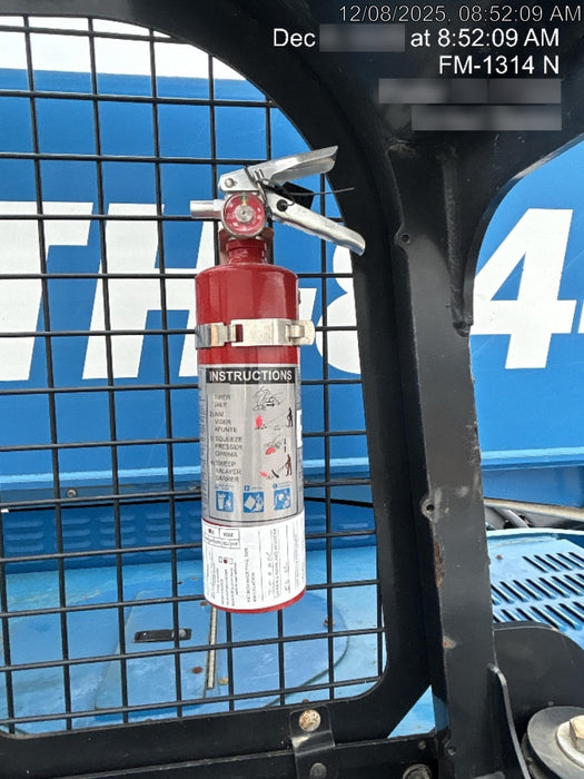 2018 Genie GTH-844 Genie GTH-844D w/Open ROPS, Solid Tires, Work Light/Beacon, 60" Carriage and Forks