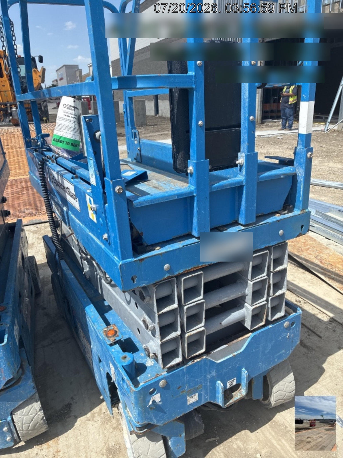 2019 Genie GS-1930 Fixed Rails with Chain Entry