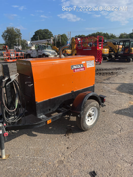 2021 Lincoln Electric Vantage 322 Vantage 322 Ready Pak 3 w/ Decals, ORANGE (includes trailer, cable rack, fender light kit) NO Telematics