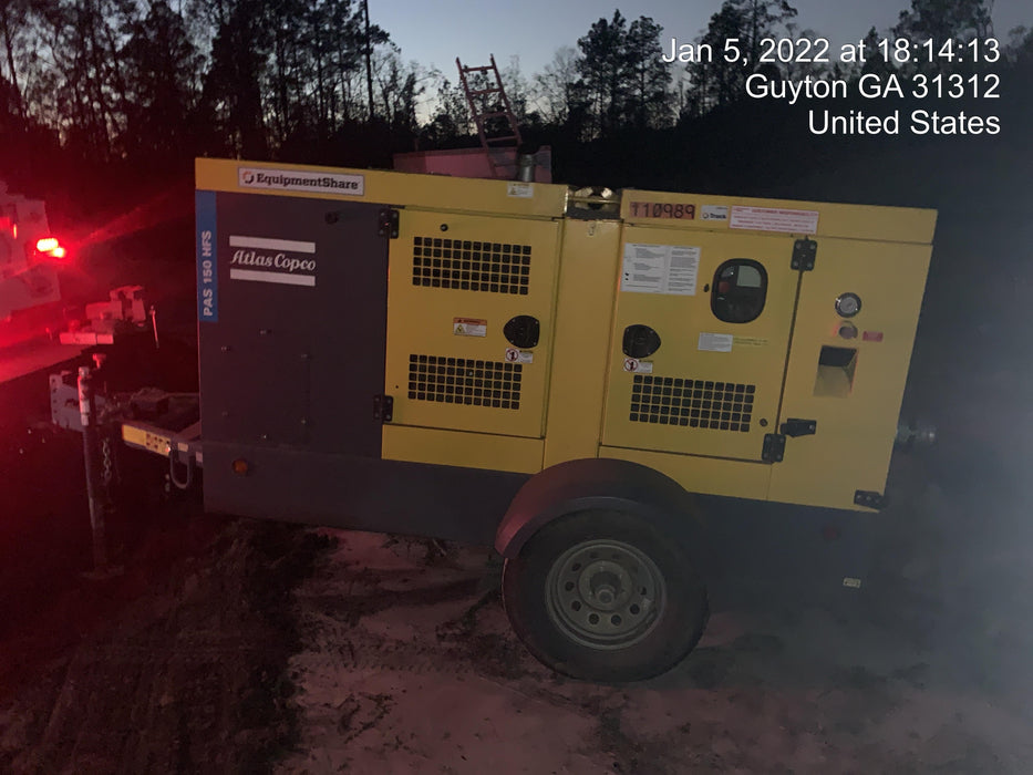 2020 ATLAS COPCO PAS 150 HF CS Enclosed
