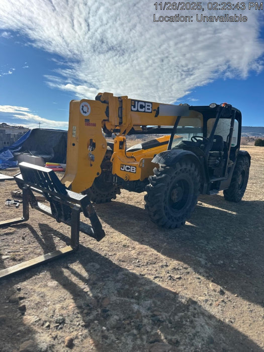 2020 JCB 509-42 Canopy, Solid Tires, Work Lights, Beacon, Aux Hydraulics, Back up Alarm, Lifting Eye, ES Decals