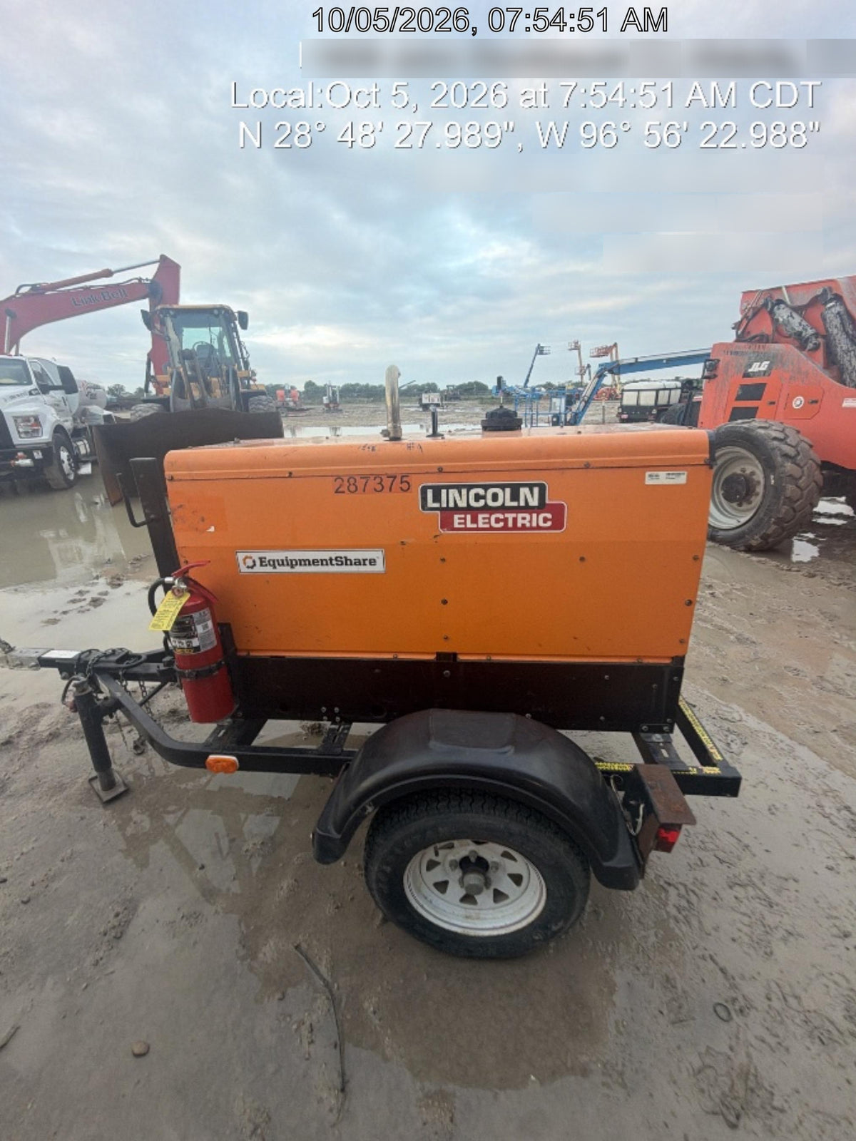 2022 Lincoln Electric LE400 Kubota V1505, Trlr, Cable Rack, Light Kit, ES Decals, T3