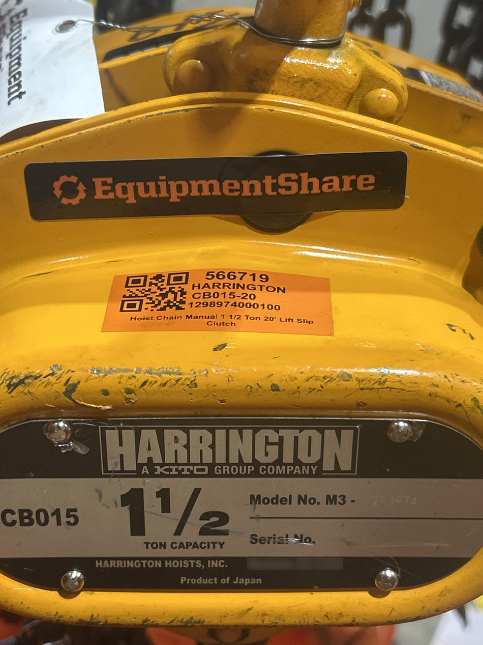2025 HARRINGTON CB015-20