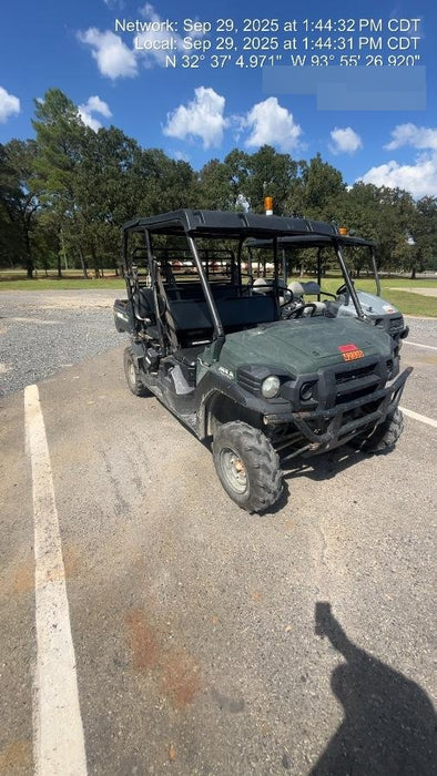 2019 Kawasaki Mule PRO-DXT Standard Options, Backup Alarm, Beacon, Plastic Hard Top, Poly Windshield, Horn Kit