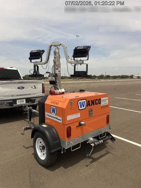 2024 Wanco WLTT-4MM4K Diesel, Deep Sea Controller, Shore Power Plug, Auto Start, (4) 350W LED Floodlights, 4kW Generator, 60 Gal Fuel Tank, 2" Ball, T3