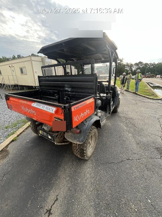 2021 Kubota RTV-X1140W-H Plastic Canopy, Windshield Acrylic Clear, LED Strobe Light, Wire Harness Kit, Back up Alarm