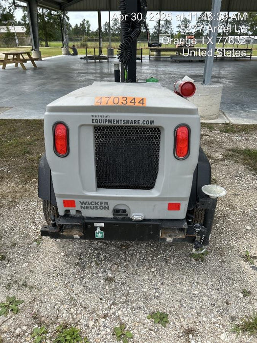 2024 Wacker Neuson LTT4 Diesel, Kohler KDW702, Deep Sea Controller, Auto Start, LED 320W, Bypass Outlet, T3