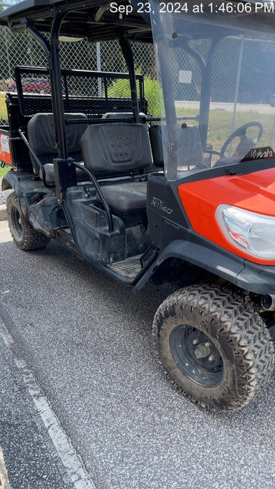 2021 Kubota RTV-X1140W-H Plastic Canopy, Windshield Acrylic Clear, LED Strobe Light, Wire Harness Kit, Back up Alarm