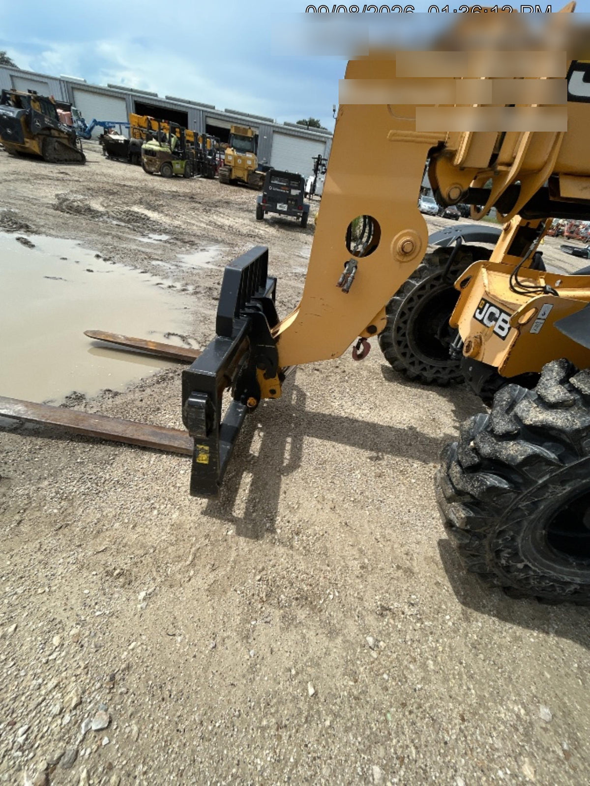 2020 JCB 509-42 Cab/Heat/Air, Solid Tires, Work Lights, Beacon, Aux Hydraulics, Back up Alarm, Lifting Eye, ES Decals