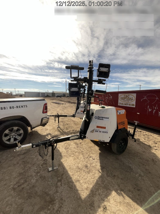 2023 Generac MLT2 Diesel, Flex Switch 120V Input, Powerzone Controller, 
(4) 320W LED Lights, 4kW Generator, 39.9 Gal Fuel Tank, 2" Ball, T3