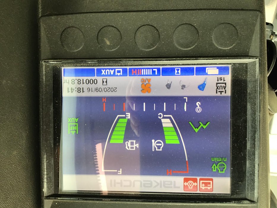 2020 Takeuchi TB250-2C Cab/Heat/Air, Rubber Tracks, Manual TAG QC