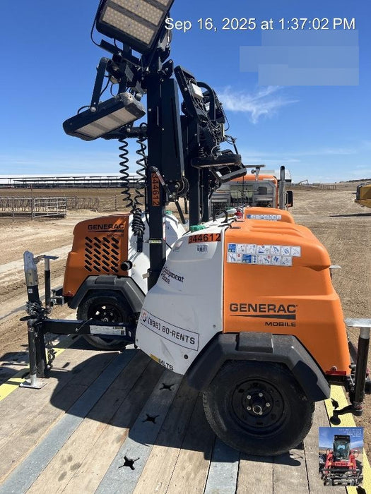 2023 Generac MLT2 Diesel, Flex Switch 120V Input, Powerzone Controller, (4) 320W LED Lights, 4kW Generator, 39.9 Gal Fuel Tank, 2" Ball, T3