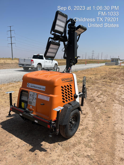 2023 Generac MLT2 Diesel, Flex Switch 120V Input, Powerzone Controller, (4) 320W LED Lights, 4kW Generator, 39.9 Gal Fuel Tank, 2" Ball, T3