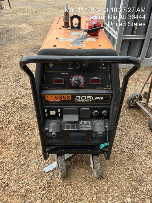 2020 Lincoln Electric Ranger 305 LPG Engine Driven Welder (Kohler®) One-Pak