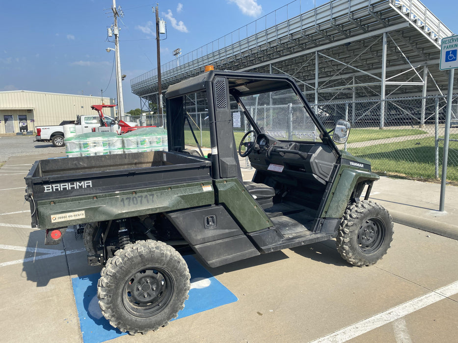 2021 Yanmar YU1000 Canopy, Steel Wheel, Poly WindShield, Beacon, Backup Alarm