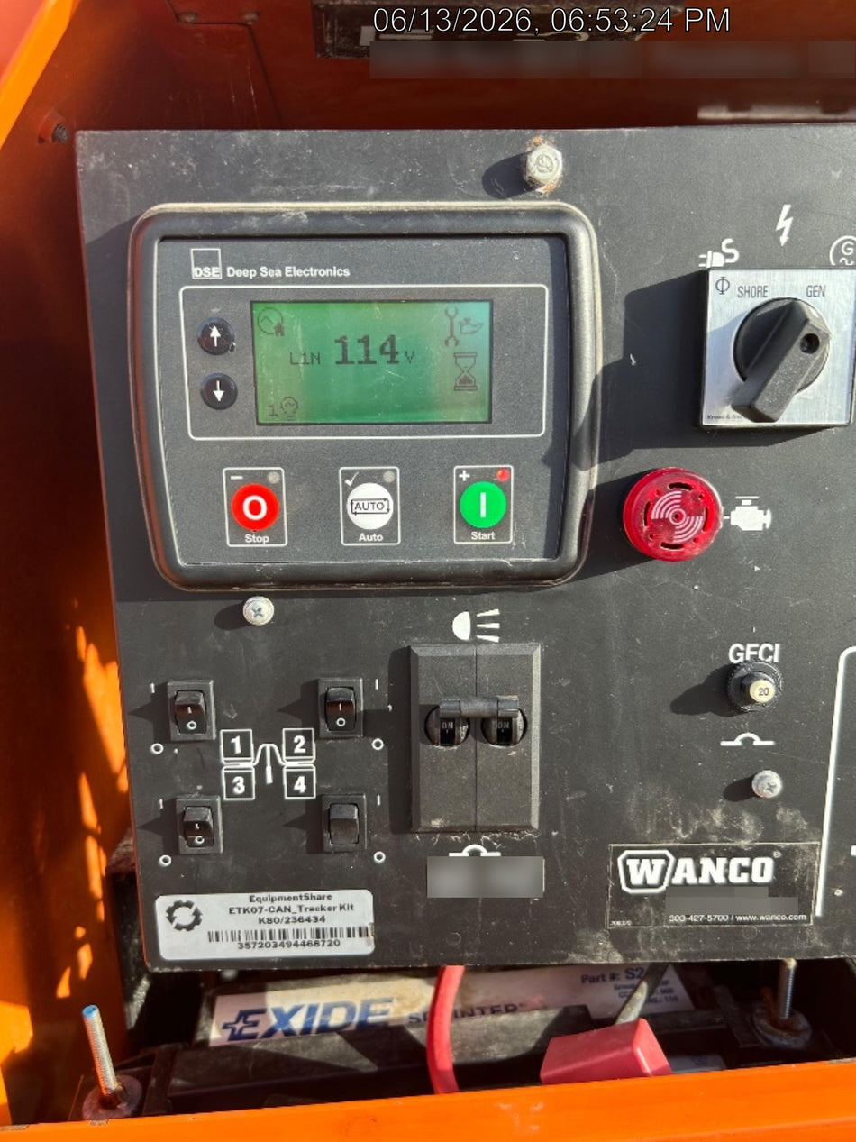 2024 Wanco WLTT-4MM4K Diesel, Deep Sea Controller, Shore Power Plug, Auto Start, (4) 350W LED Floodlights, 4kW Generator, 60 Gal Fuel Tank, 2" Ball, T3