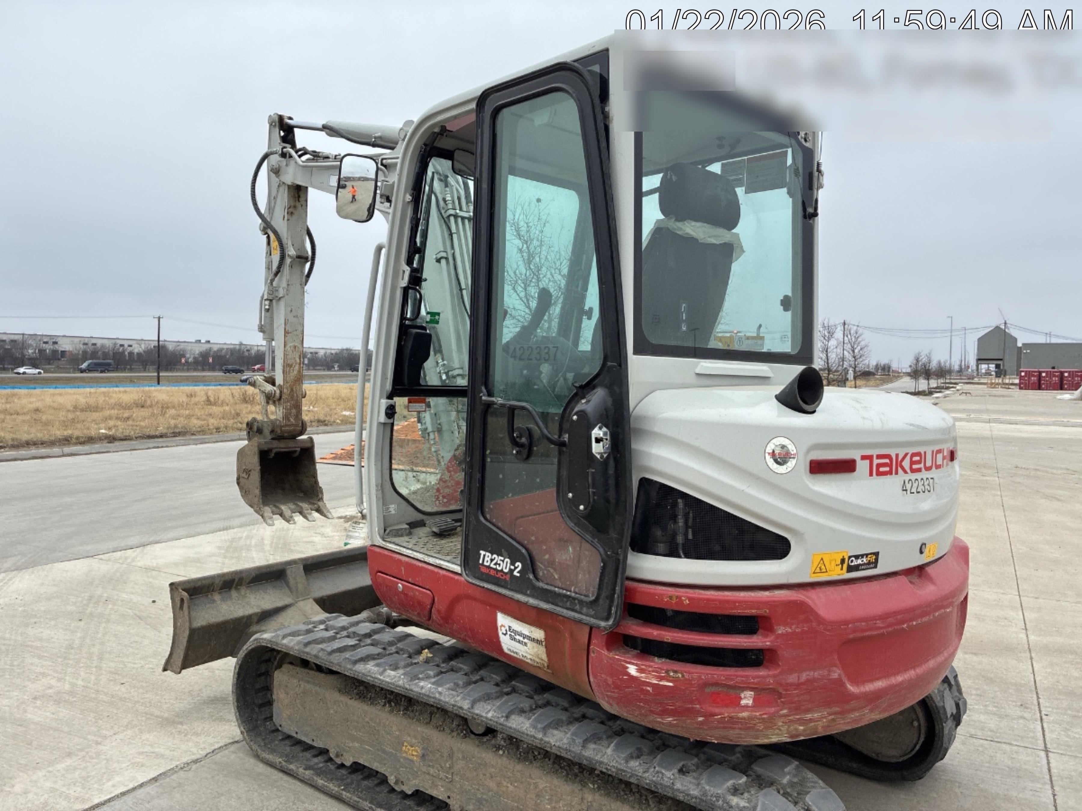 2024 TAKEUCHI TB250-2CR