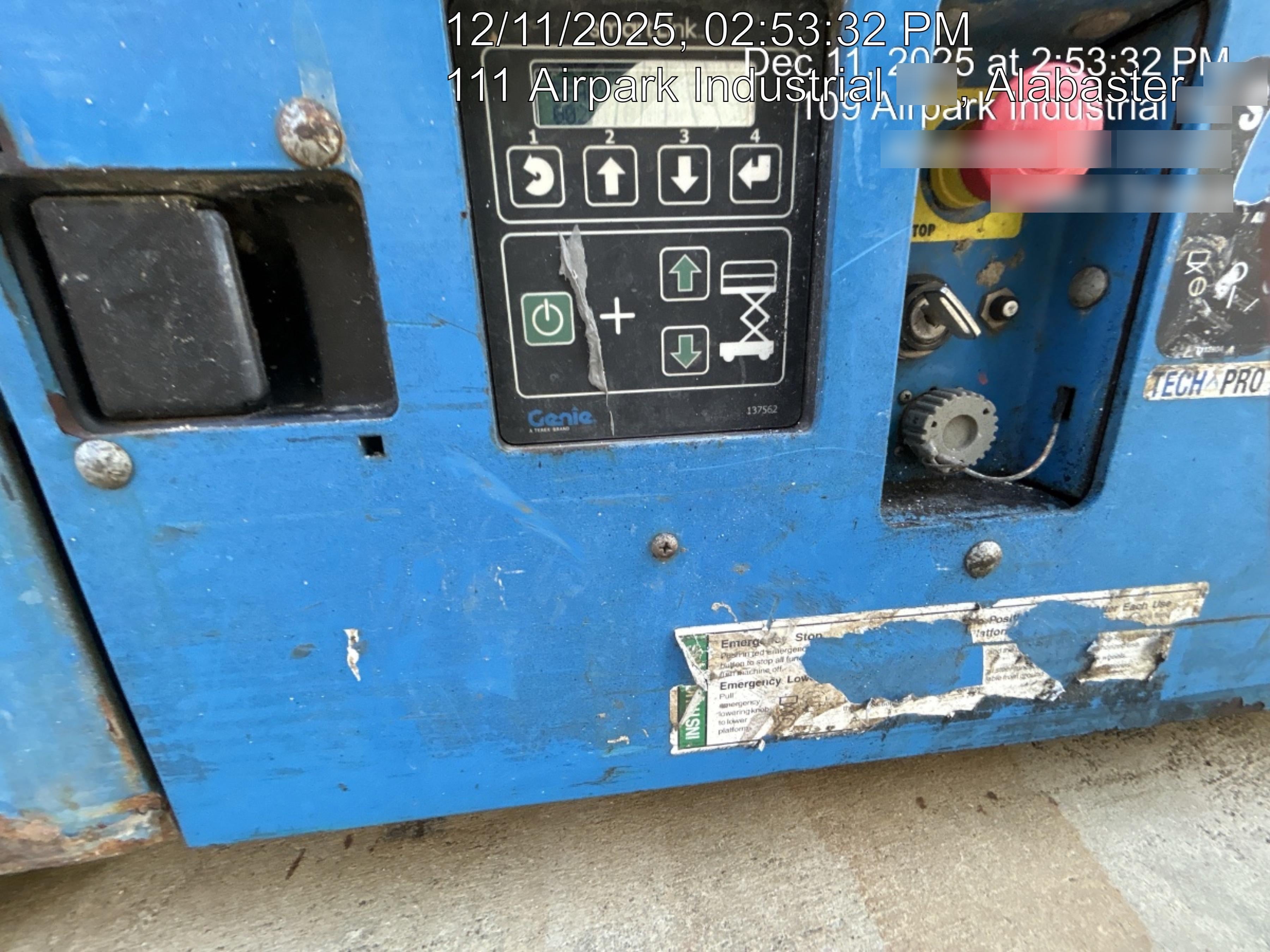 2019 Genie GS-1930 Fixed Rails with Chain Entry