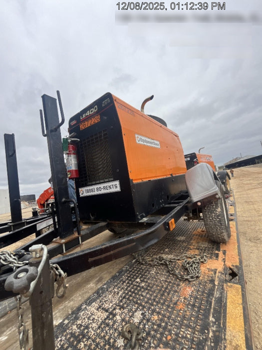 2022 Lincoln Electric LE400 Kubota V1505, Trlr, Cable Rack, Light Kit, ES Decals, T3