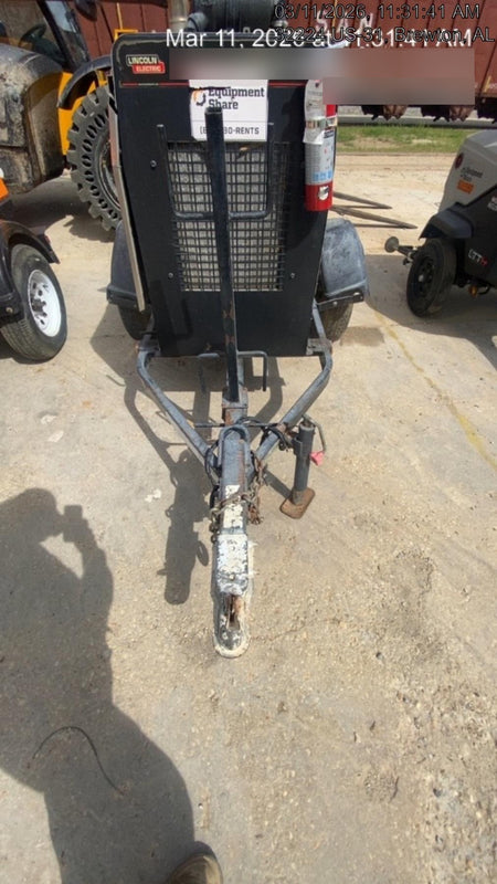 2018 Lincoln Electric Vantage 435 Lincoln Vantage 435 Welder Ready-Pak 3 w/Trailer, Fender/Light Kit, and Cable Rack