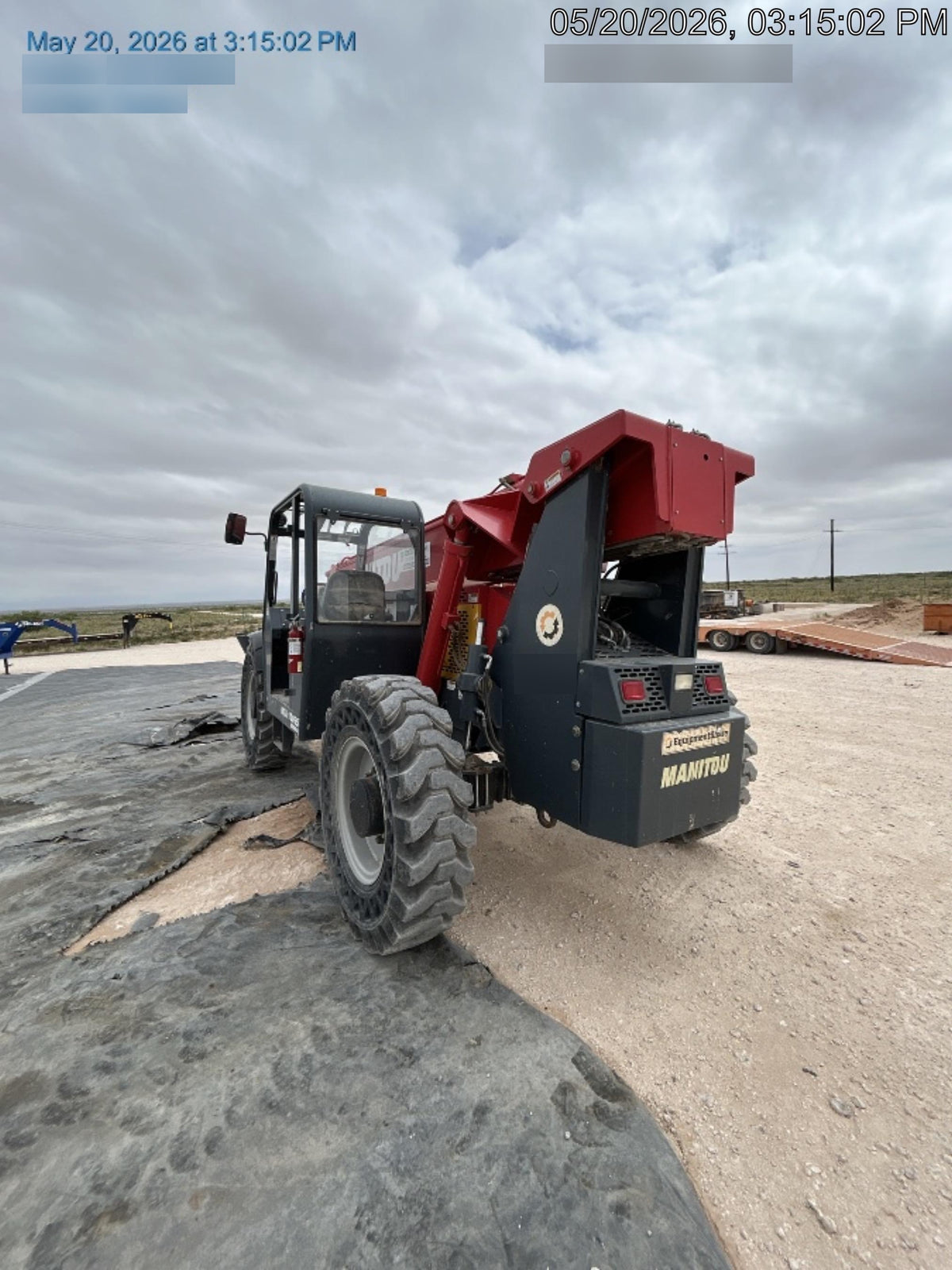 2018 Manitou MTA10055 MTA10055 - 120 HP T4, Canopy, Worklights/Strobe, Beacon, 66" Carriage, 60" Forks, Solid Tires, Lift Hook, Aux Hydraulics