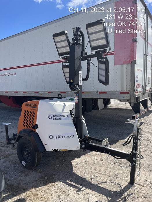 2023 Generac MLT2 Diesel, Flex Switch 120V Input, Powerzone Controller, (4) 320W LED Lights, 4kW Generator, 39.9 Gal Fuel Tank, 2" Ball, T3