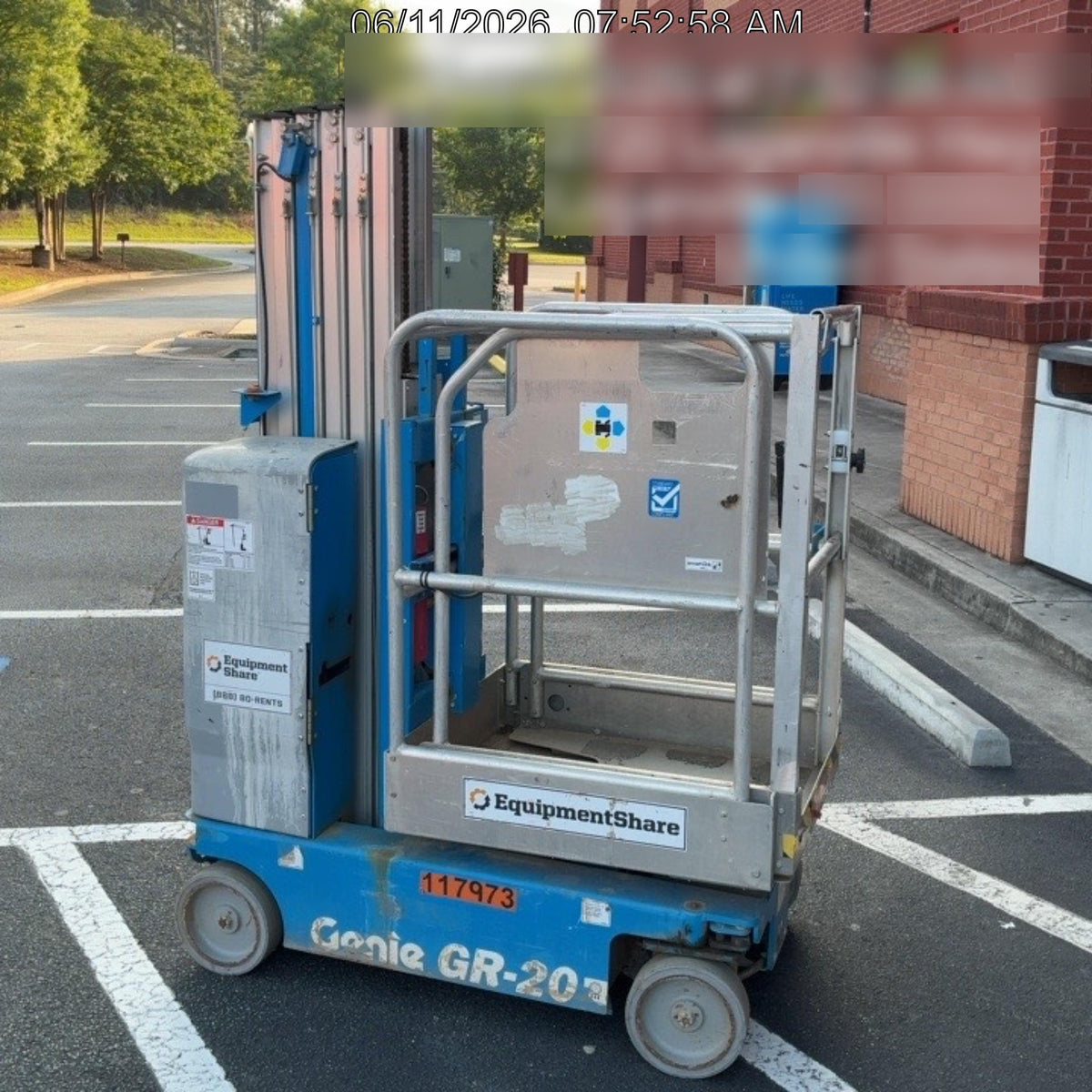 2020 GENIE GR-20