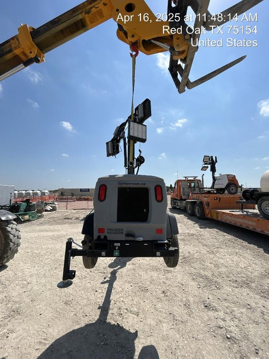 2024 Wacker Neuson LTT4 Diesel, Kohler KDW702, Deep Sea Controller, Auto Start, LED 320W, Bypass Outlet, T3