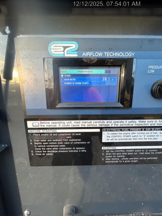 2025 AIRMAN PDSF375DP-6E1