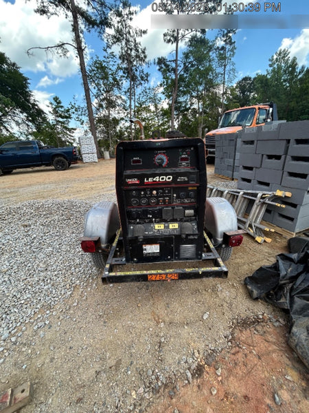 2022 Lincoln Electric LE400 Kubota V1505, Trlr, Cable Rack, Light Kit, ES Decals, T3