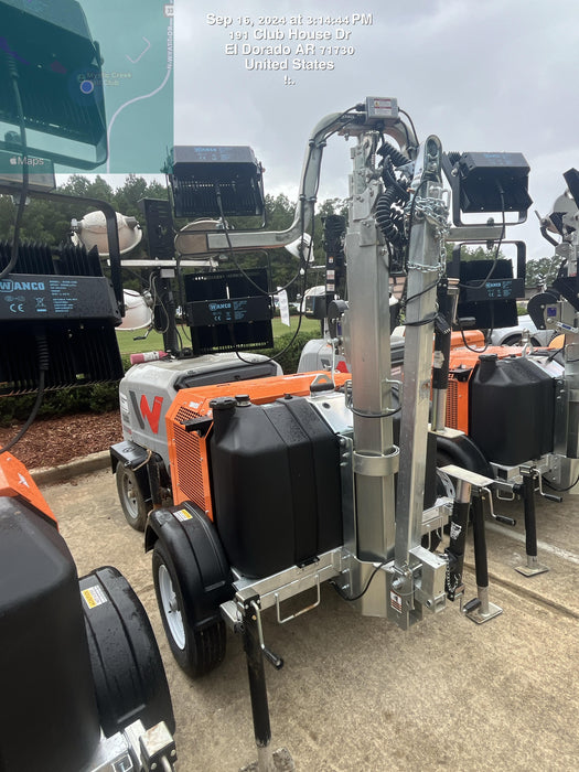 2024 Wanco WLTT-4MM4K Diesel, Deep Sea Controller, Shore Power Plug, Auto Start, (4) 350W LED Floodlights, 4kW Generator, 60 Gal Fuel Tank, 2" Ball, T3