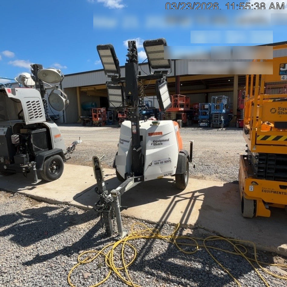2023 Generac MLT2 Diesel, Flex Switch 120V Input, Powerzone Controller, 
(4) 320W LED Lights, 4kW Generator, 39.9 Gal Fuel Tank, 2" Ball, T3