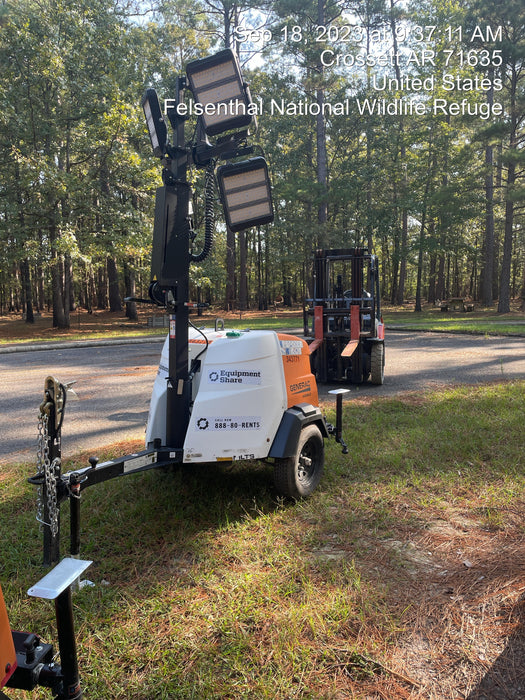 2023 Generac MLT2 Diesel, Flex Switch 120V Input, Powerzone Controller, (4) 320W LED Lights, 4kW Generator, 39.9 Gal Fuel Tank, 2" Ball, T3