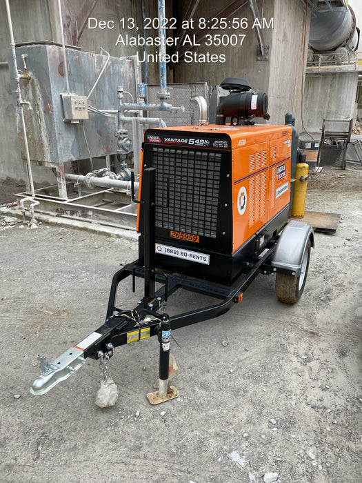 2022 Lincoln Electric Vantage 549X Crosslink Technology, Trailer Mounted, ES Decals, T3