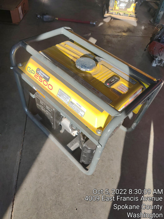 2021 Wacker Neuson GP2500A Standard 2.5kW Generator