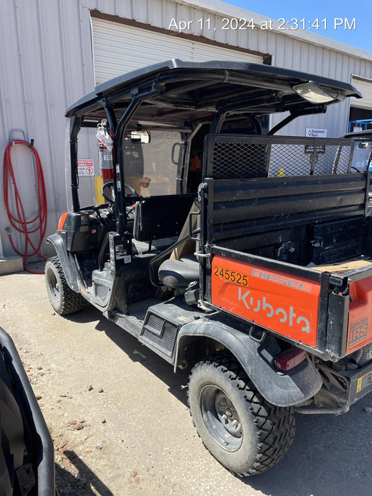 2022 Kubota RTV-X1140W-H Plastic Canopy, Windshield Acrylic Clear, LED Strobe Light, Wire Harness Kit, Back up Alarm