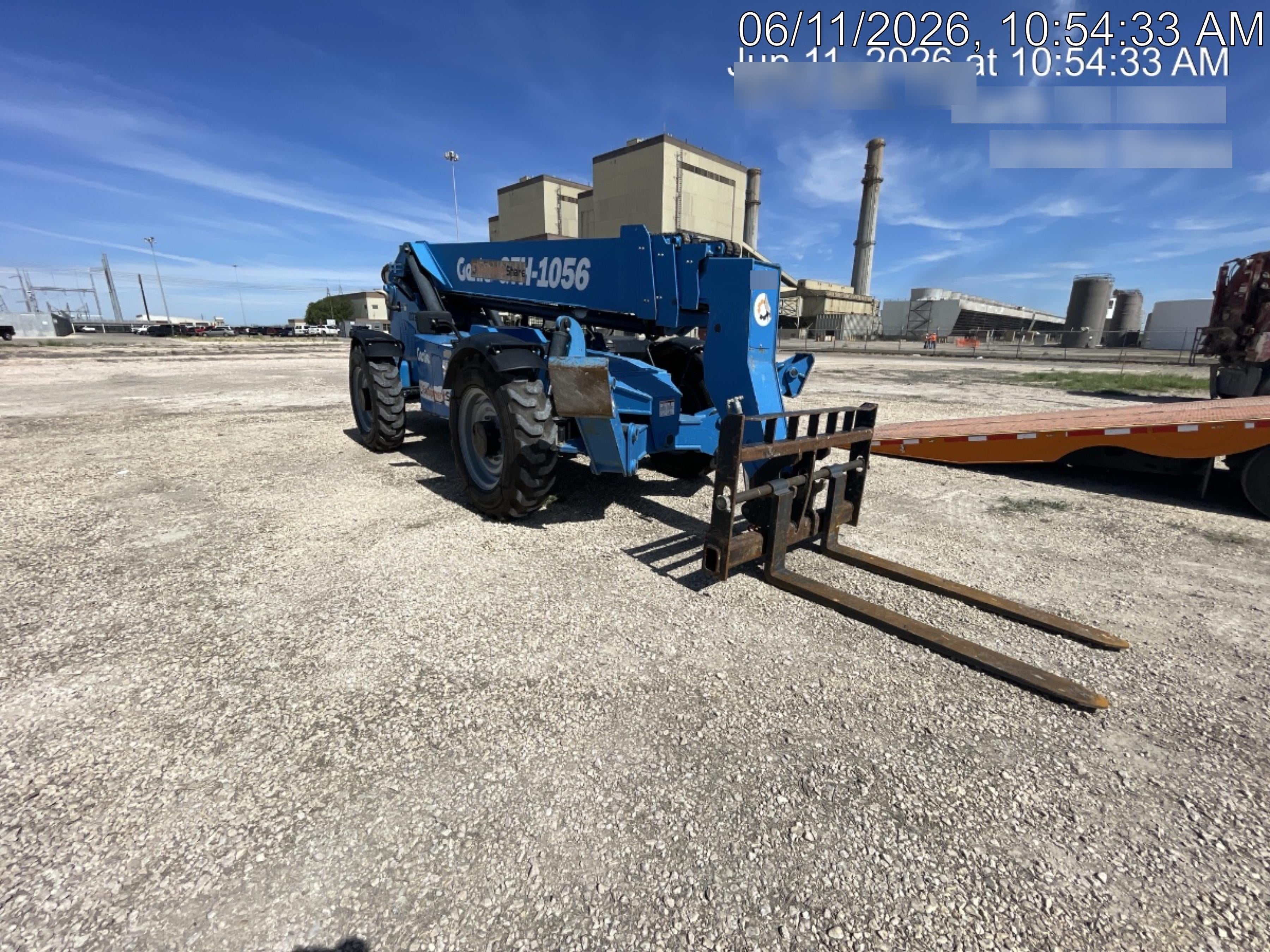 2018 Genie GTH-1056 Genie GTH-1056 w/Open ROPS, Foam Filled Tires, Work Light/Beacon, 60" Carriage and Forks