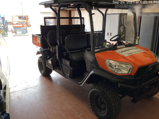 2021 Kubota RTV-X1140W-H Plastic Canopy, Windshield Acrylic Clear, LED Strobe Light, Wire Harness Kit, Back up Alarm