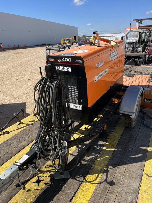 2022 Lincoln Electric LE400 Kubota V1505, Trlr, Cable Rack, Light Kit, ES Decals, T3