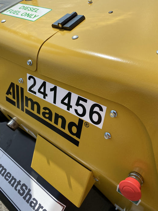 2022 Allmand NLV3GR (4) LED Light Fixture 350W, 23' Vertical Mast, 3kW Prime, Towable, Deep Sea L401, Leveling Jacks, Yanmar T4F 5.8hp