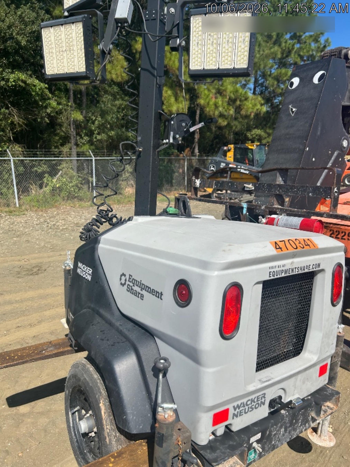 2024 Wacker Neuson LTT4 Diesel, Kohler KDW702, Deep Sea Controller, Auto Start, LED 320W, Bypass Outlet, T3