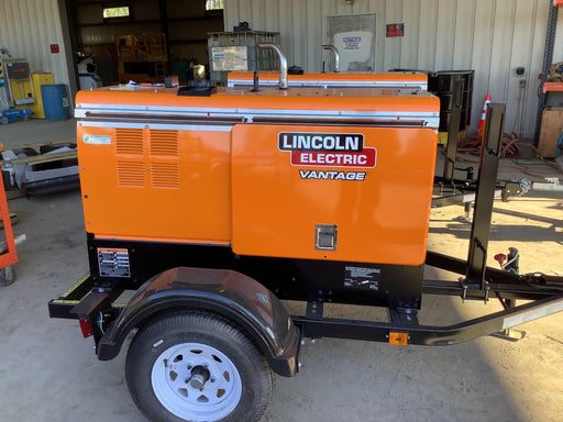 2021 Lincoln Electric Vantage 322 Vantage 322 Ready Pak 3 w/ Decals, ORANGE (includes trailer, cable rack, fender light kit) NO Telematics