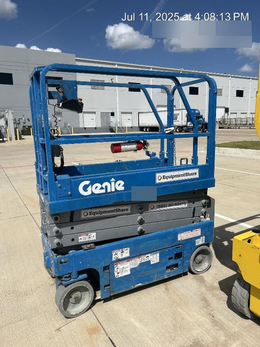 2019 Genie GS-1930 Fixed Rails with Chain Entry