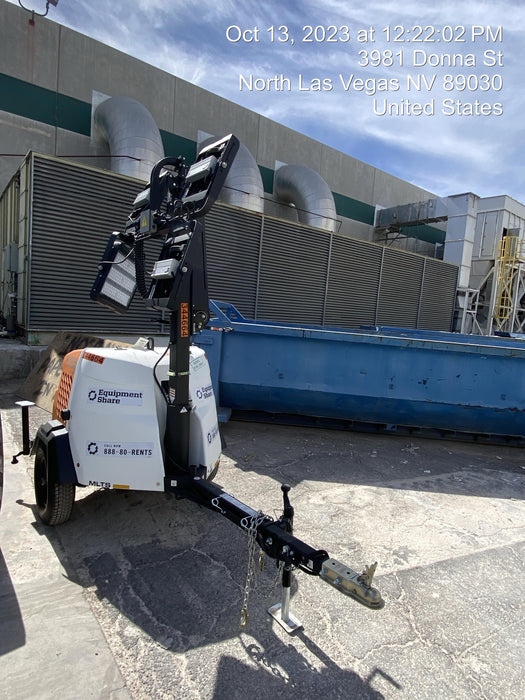 2023 Generac MLT2 Diesel, Flex Switch 120V Input, Powerzone Controller, (4) 320W LED Lights, 4kW Generator, 39.9 Gal Fuel Tank, 2" Ball, T3