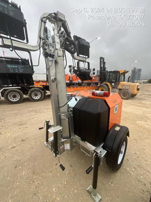 2024 Wanco WLTT-4MM4K Diesel, Deep Sea Controller, Shore Power Plug, Auto Start, (4) 350W LED Floodlights, 4kW Generator, 60 Gal Fuel Tank, 2" Ball, T3