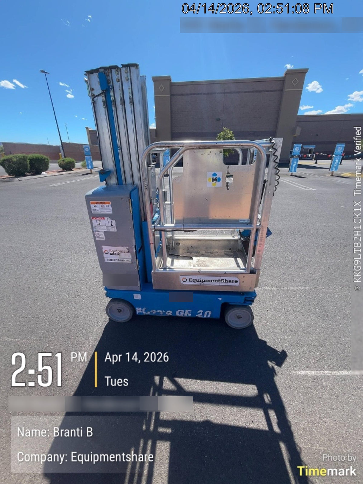2018 GENIE GR-20