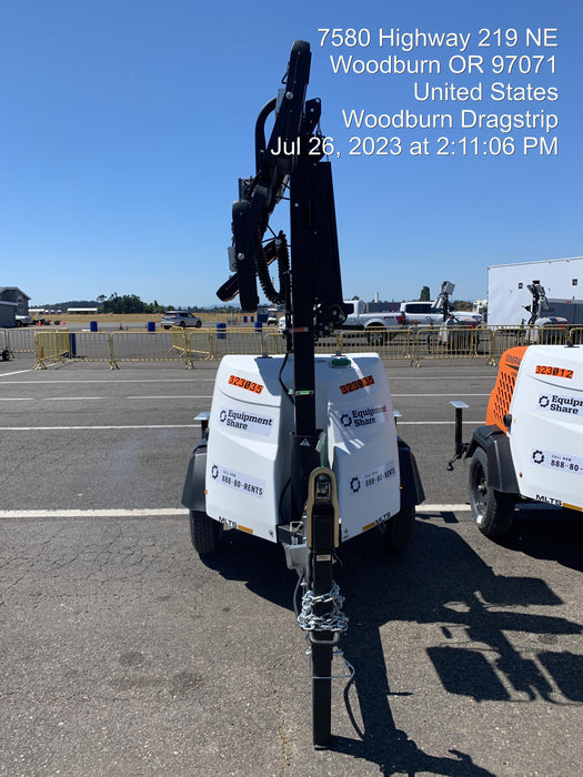 2023 Generac MLT2 Diesel, Flex Switch 120V Input, Powerzone Controller, (4) 320W LED Lights, 4kW Generator, 39.9 Gal Fuel Tank, 2" Ball, T3